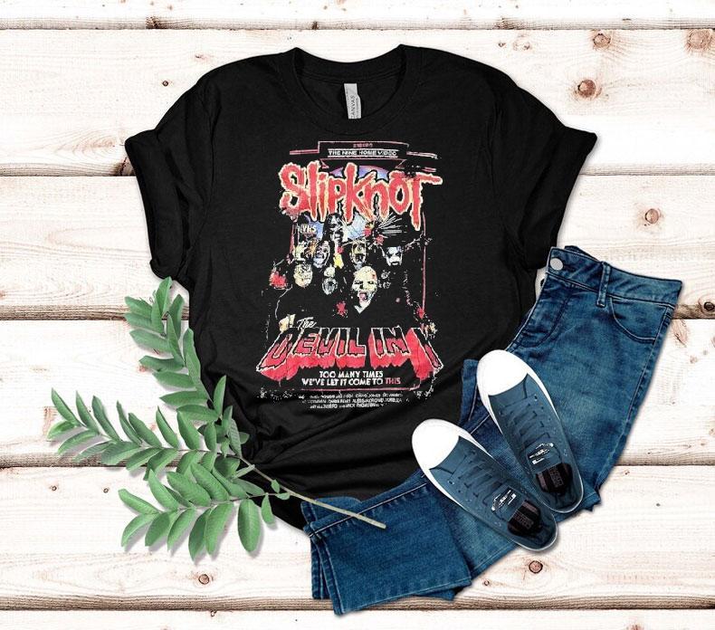 The Nine Home Video Slipknot The Devil In I Too Many Times We've Let It Come To This Shirt 4 The Nine Home Video Slipknot The Devil In I Too Many Times We Ve Let It Come To This Tshirt