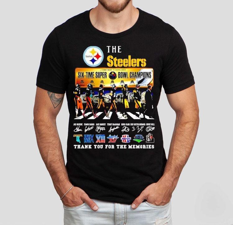 The Pittsburgh Slers Six Time Super Bowl Champions Thank You For The Memories Shirt 4 The Pittsburgh Slers Six Time Super Bowl Champions Thank You For The Memories Tshirt