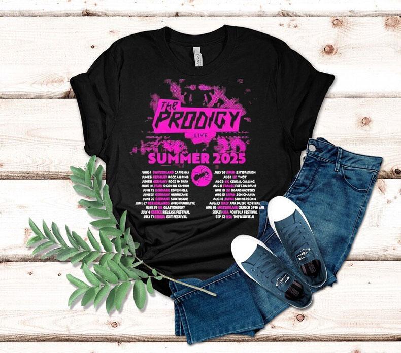 The Prodigy Summer Festivals Tour 2025 Dates List Kicks Off In Switzerland Caribana On June 4th Shirt 4 The Prodigy Summer Festivals Tour Dates List Kicks Off In Switzerland Caribana On June Th Tshirt