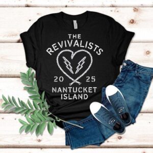 The Revivalists Faherty 2025 Nantucket Island Heart Shirt