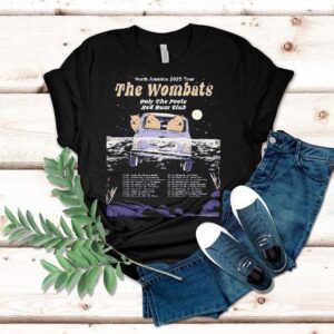 The Wombats Only The Poets Red Rum Club North America 2025 Tour Dates Shirt