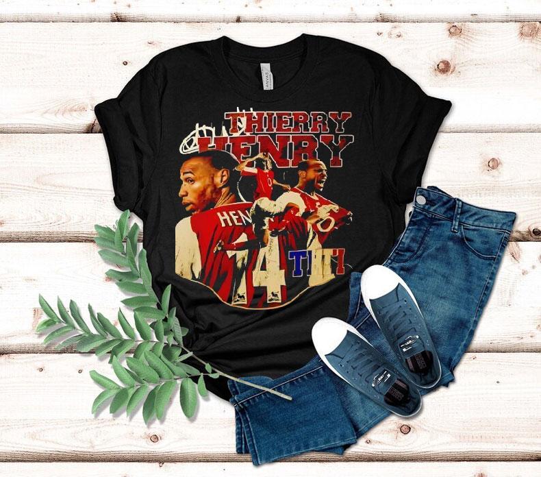 Thierry Henry Arsenal Vintage Shirt 4 Thierry Henry Arsenal Vintage Tshirt