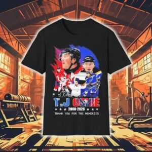Tj Oshie 2009 2025 Thank You For The Memories Shirt