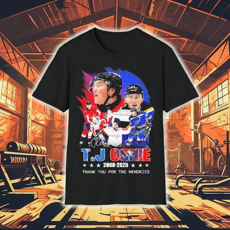 Tj Oshie 2009 2025 Thank You For The Memories Shirt 4 Tj Oshie Thank You For The Memories Tshirt