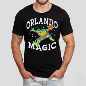 Tmnt Leonardo X Orlando Magic Basketball Shirt