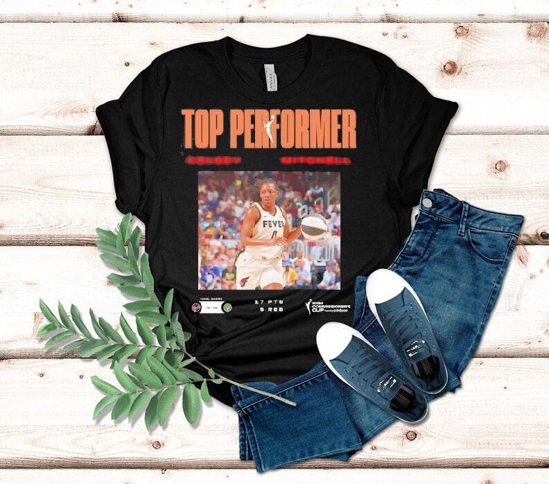 Top Performer Kelsey Mitchell Indiana Fever Basketball Shirt 4 Top Performer Kelsey Mitchell Indiana Fever Basketball Tshirt
