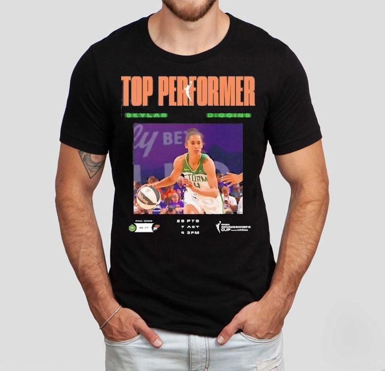 Top Performer Skylar Diggins Seattle Storm Basketball Shirt 4 Top Performer Skylar Diggins Seattle Storm Basketball Tshirt