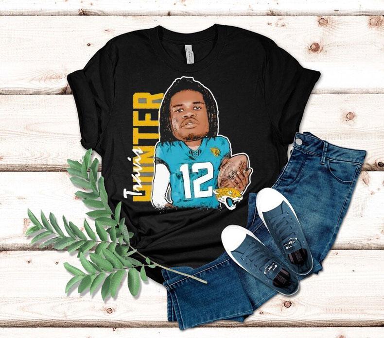 Travis Hunter Jacksonville Jaguars Graphic Player Shirt 4 Travis Hunter Jacksonville Jaguars Graphic Player Tshirt