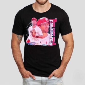 Trea Turner Philadelphia Phillies Baseball Signature Tshirt
