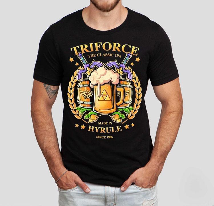 Triforce The Classic Ipa Made In Hyrule Since 1986 Shirt 4 Triforce The Classic Ipa Made In Hyrule Since Tshirt