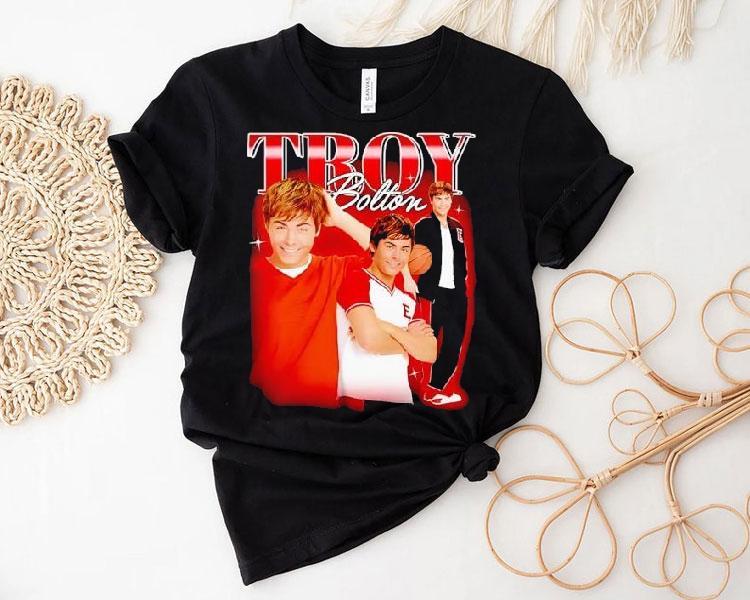 Troy Bolton High School Musical Shirt 4 Troy Bolton High School Musical Tshirt