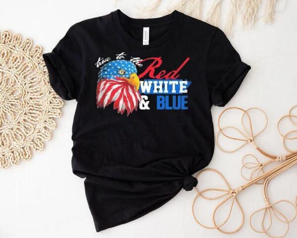 True To The Red, White Blue Eagle Shirt