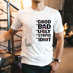 Trump The Good Donkey The Bad Biden The Idiot Shirt