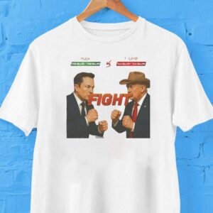 Trump Vs Elon Musk Fights Parody Shirt