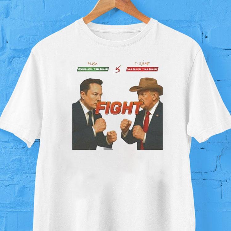 Trump Vs Elon Musk Fights Parody Shirt 2 Trump Vs Elon Musk Fights Parody Tshirt