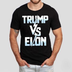 Trump Vs Elon Musk Typography Shirt