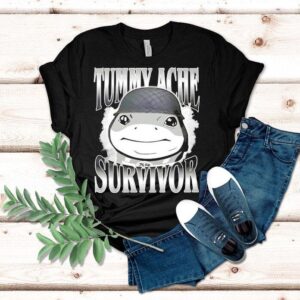 Tummy Ache Survivor Jeff The Land Shark Helmet Meme Shirt