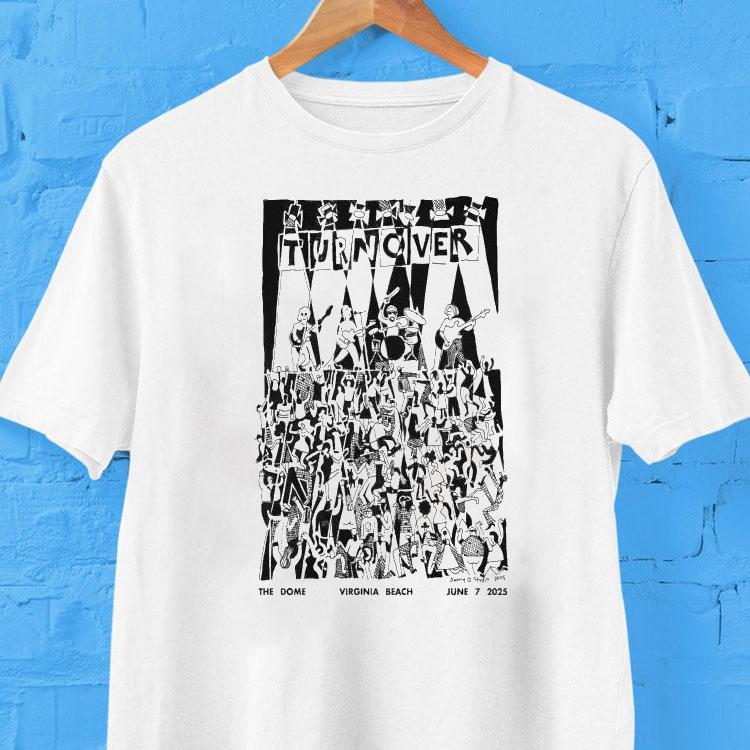 Turnover The Dome Virginia Beach, Va June 7 2025 Shirt 2 Turnover The Dome Virginia Beach Va June Tshirt