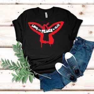 U2 Love And Peace Or Else Bird Shirt