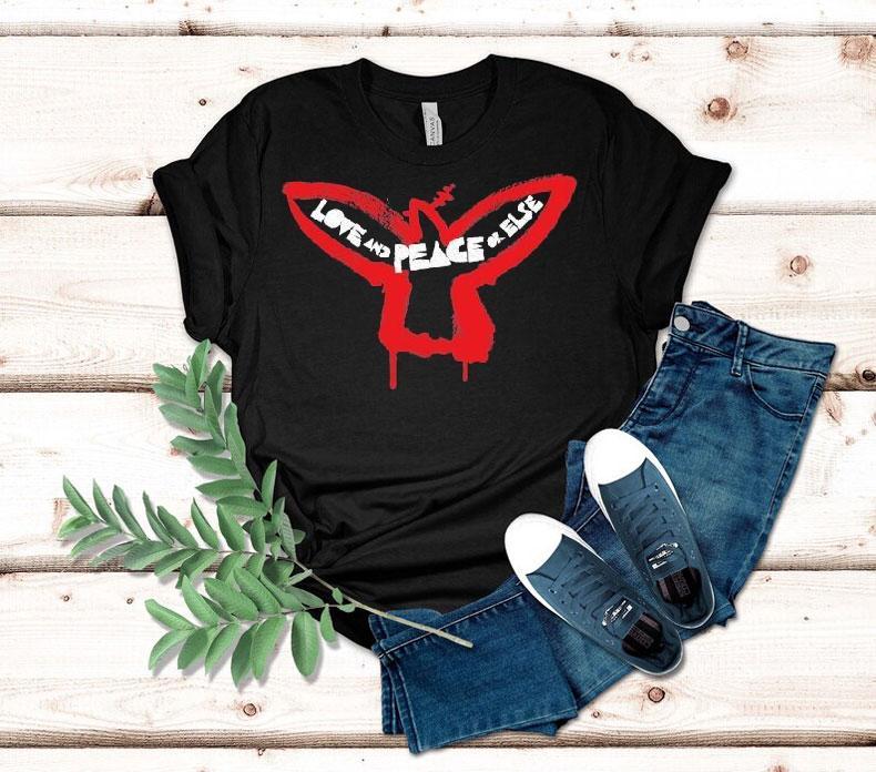 U2 Love And Peace Or Else Bird Shirt 4 U Love And Peace Or Else Bird Tshirt