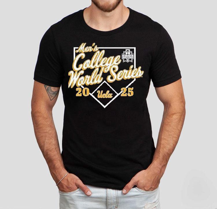 Ucla Bruins 2025 Ncaa Baseball Men's College World Series Bullpen Ace Shirt 4 Ucla Bruins Ncaa Baseball Men S College World Series Bullpen Ace Tshirt