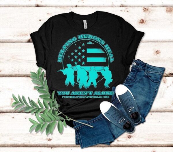 Usa Soldiers Helping Heroes Heal You Aren’t Alone Vintage Shirt