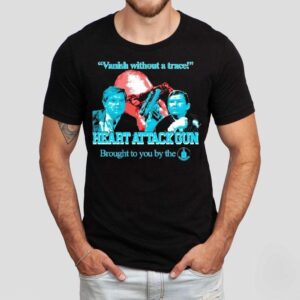 Vanish Without A Trace Heart Attack Gun Brought To You By The Cia Raygun Shirt