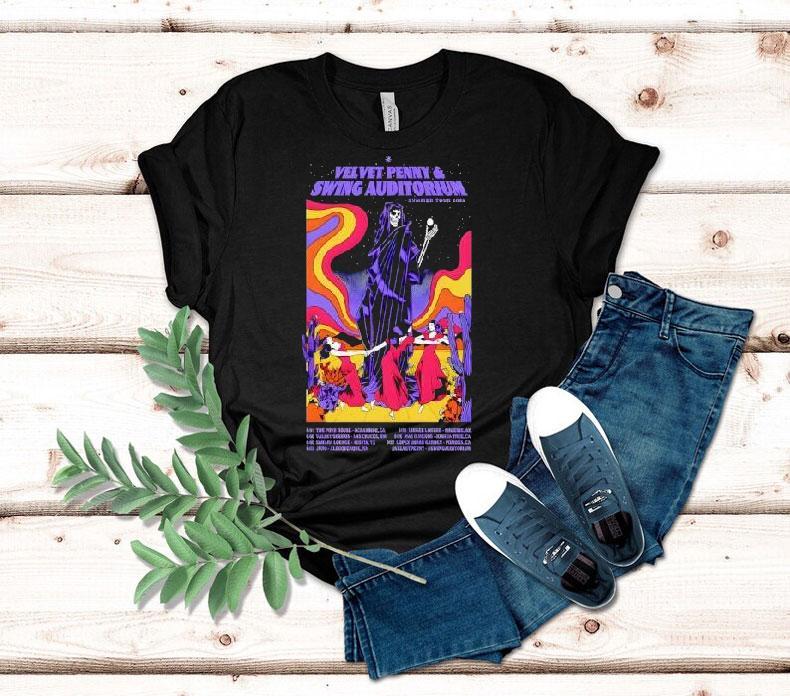 Velvet Penny Summer Tour 2025 Portrait Shirt 4 Velvet Penny Summer Tour Portrai Tshirt
