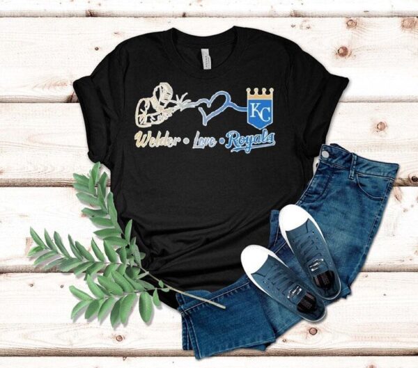 Welder Love Kansas City Royals Shirt