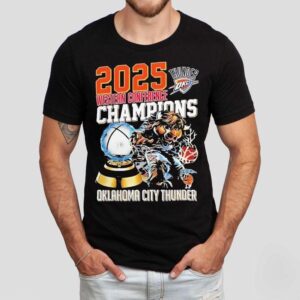 Western Conference Champions Oklahoma City Thunder Nba 2025 Shirt