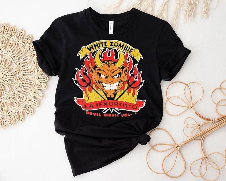 White Zombie La Sexorcisto Devil Music Vol 1 Shirt 4 White Zombie La Sexorcisto Devil Music Vol Tshirt