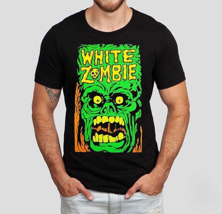 White Zombie Monster Yell Shirt 4 White Zombie Monster Yell Tshirt