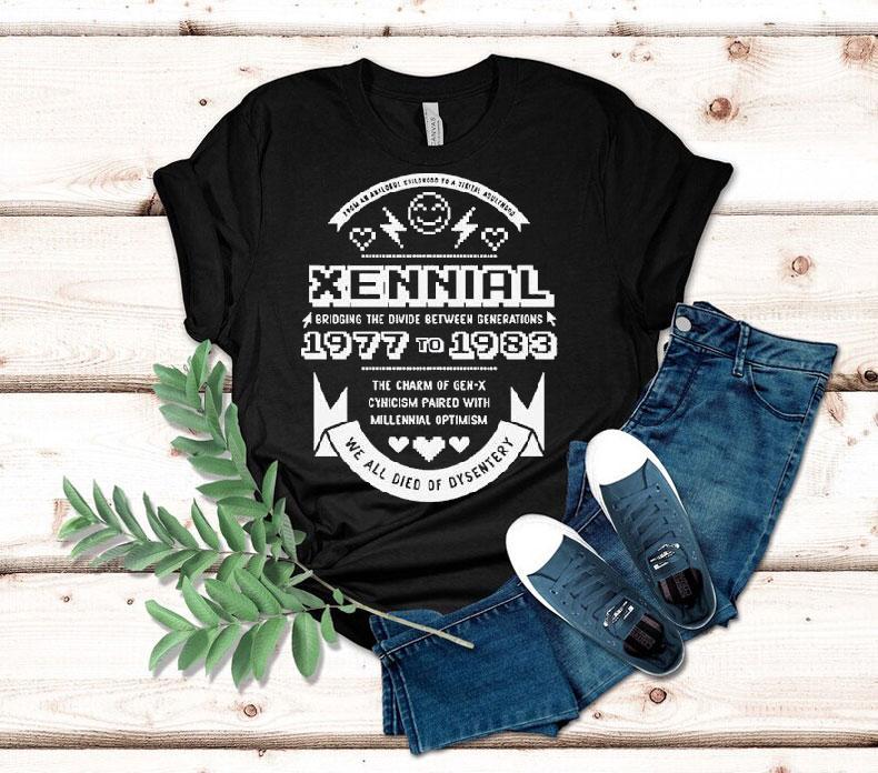 Xennial Bridging The Divide Between Generation 1977 To 1983 Shirt 4 Xennial Bridging The Divide Between Generation To Tshirt