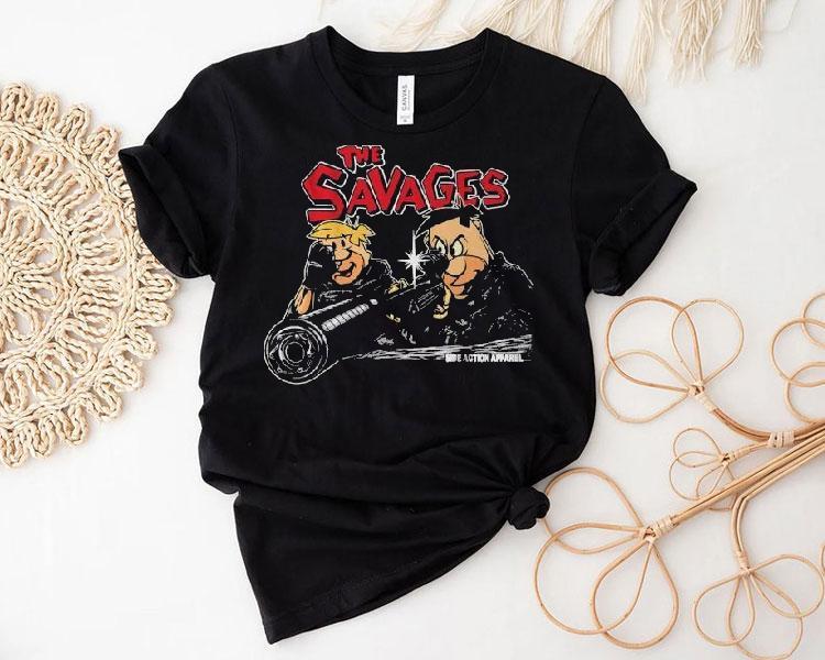 Yabba Dabba Doo The Savages Side Action Shirt 4 Yabba Dabba Doo The Savages Side Action Tshirt