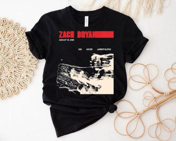 Zach Bryan Show At Red Rocks Park And Amphitheatre On August 10 2025 Shirt