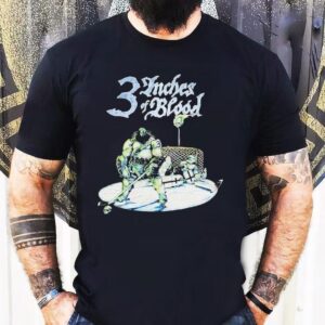 3 Inches Of Blood Blood Hockey Heavy Metal Shirt