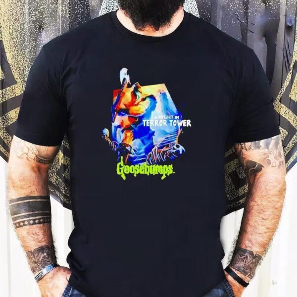 A Night In Terror Tower Goosebumps Retro Shirt