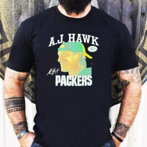 Aj Hawk Green Bay Packers Signature Shirt