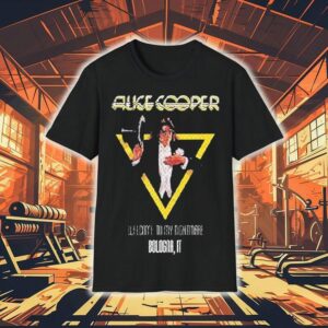 Alice Cooper Welcome To My Nightmare City In Bologna It Tshirt