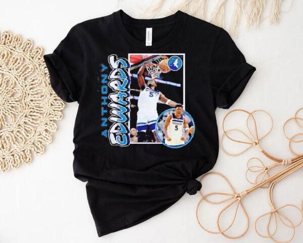 Anthony Edwards Minnesota Timberwolves ’90s Player Shirt