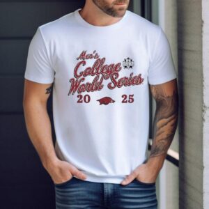 Arkansas Razorbacks 2025 Ncaa Baseball Men’s College World Series Shirt