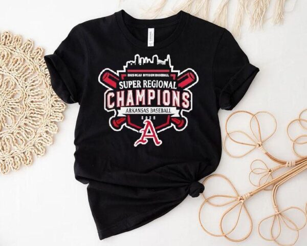 Arkansas Razorbacks 2025 Super Regionals Champions Shirt