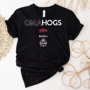 Arkansas Razorbacks Omahogs 2025 Ncaa Baseball College World Series Shirt