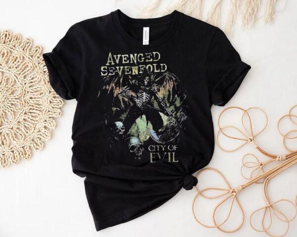 Avenged Sevenfold Evil Never Dies City Of Evil 20th Anniversary Shirt