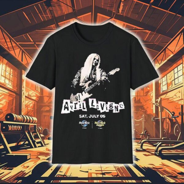 Avril Lavigne At Hard Rock Casino Ottawa On July 5 2025 For Grand Opening Shirt