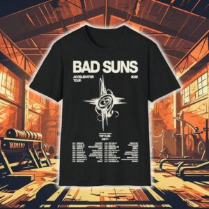 Bad Suns Accelerator Tour 2025 Dates Shirt