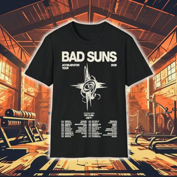 Bad Suns Accelerator Tour 2025 Dates Shirt
