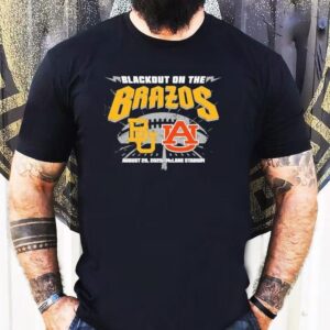 Baylor Bears Vs Auburn Tigers Blackout On The Brazos 2025 Shirt