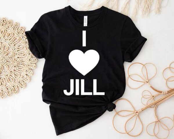 Ben Starr Wearing I Love Jill Shirt