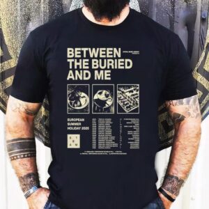 Between The Buried And Me The European Summer Holiday 2025 Tour Dates Shirt
